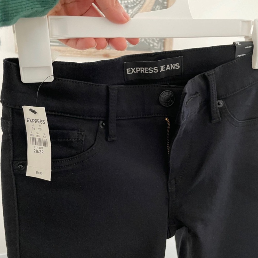 Express |  Low Rise | Jean Legging | Black | 2R